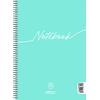 Τετράδιο σπιράλ Salko Notebook 2 θεμάτων 17x25cm 120 σελίδες σε διάφορα χρώματα - Ανακάλυψε Τετράδια σχολικά για μαθητές και φοιτητές, για το γραφείο ή το σπίτι με εντυπωσιακά εξώφυλλα για να κερδίσεις τις εντυπώσεις.
